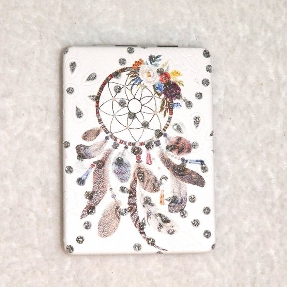 Compact Mirror Embellished Dreamcatcher Design NEW - Picture 8 of 8